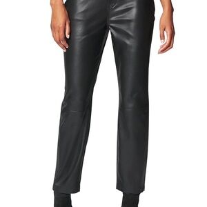 [BLANKNYC] Womens High Rise Vegan Leather Pant, Leggings black Size 24